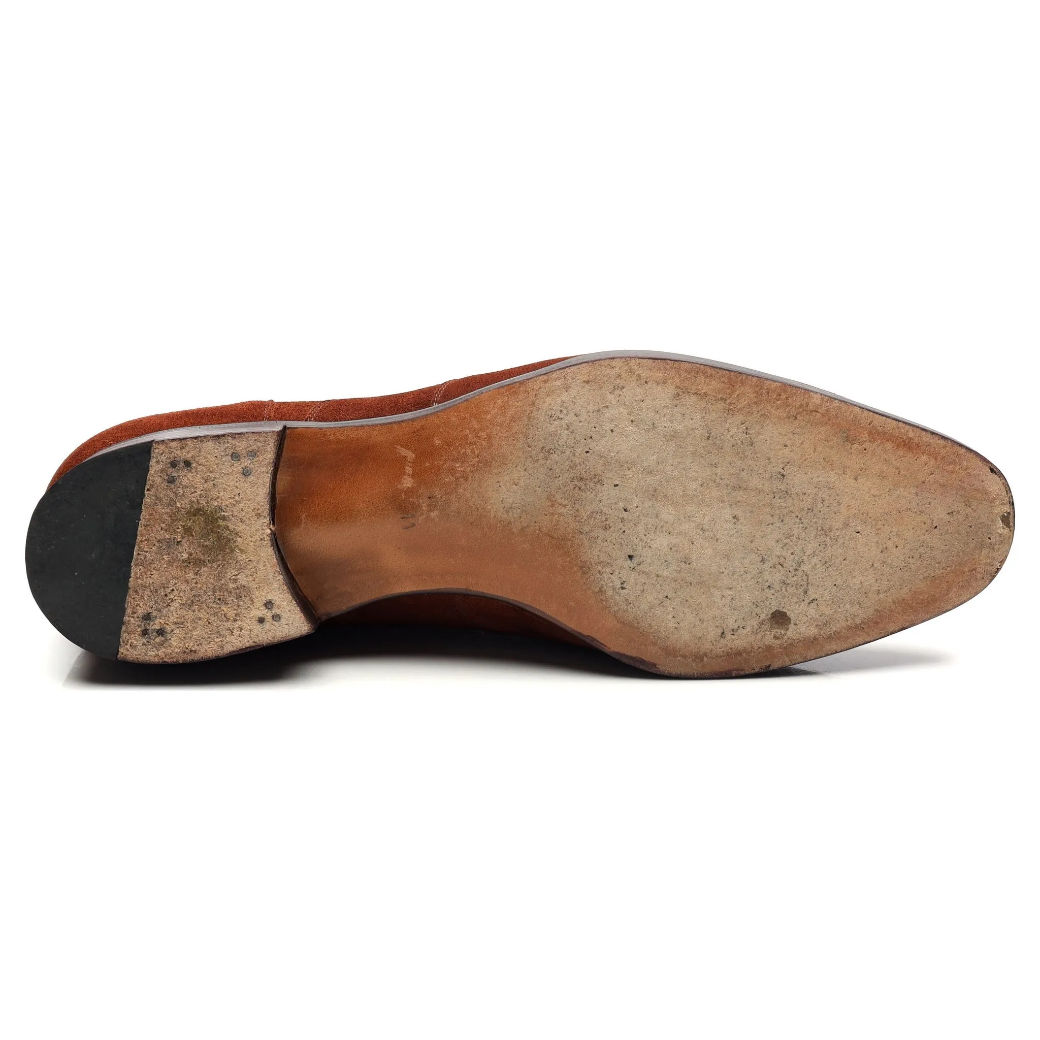 '106 Artista' Polo Brown Suede Oxford Austerity Brogue UK 11 G