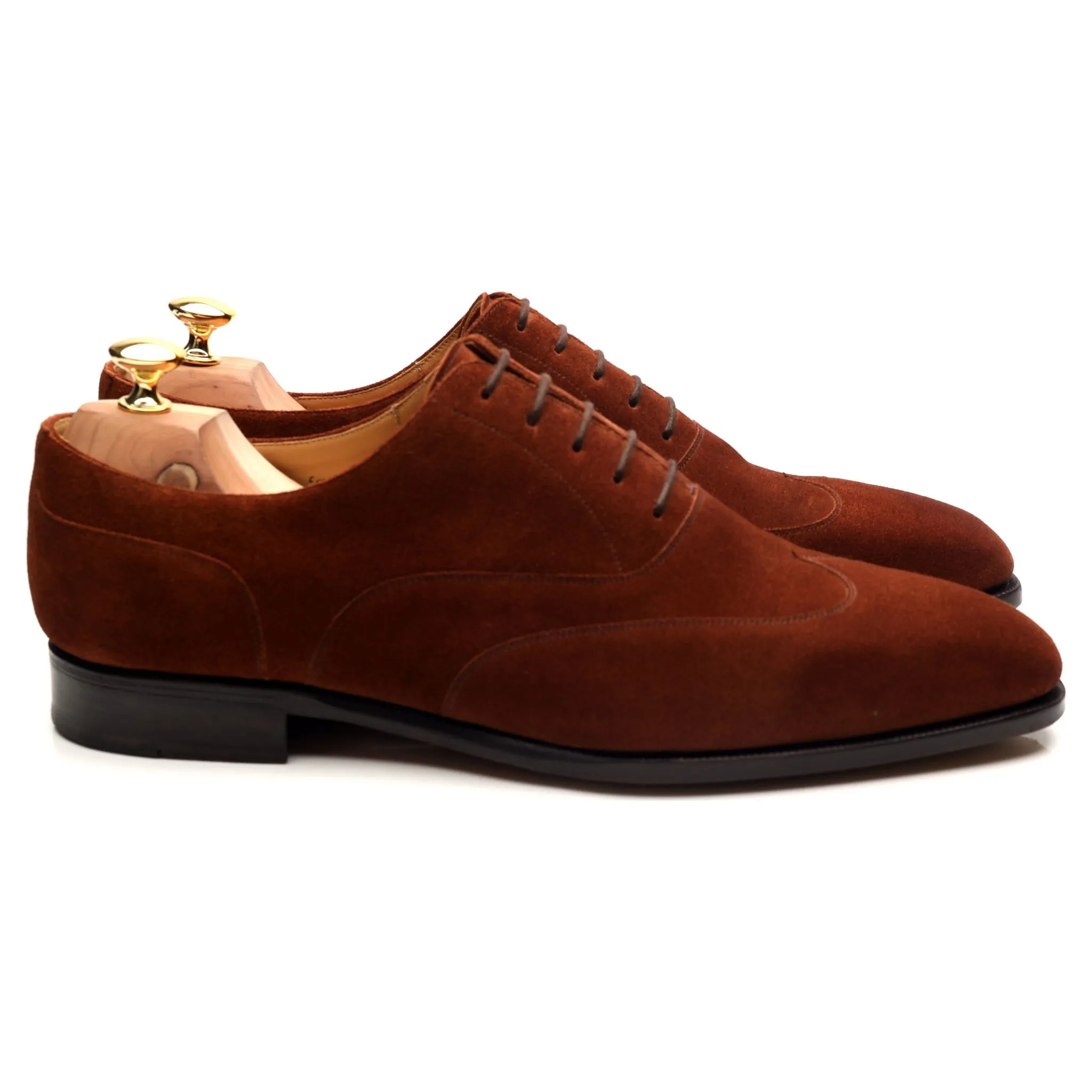 '106 Artista' Polo Brown Suede Oxford Austerity Brogue UK 11 G