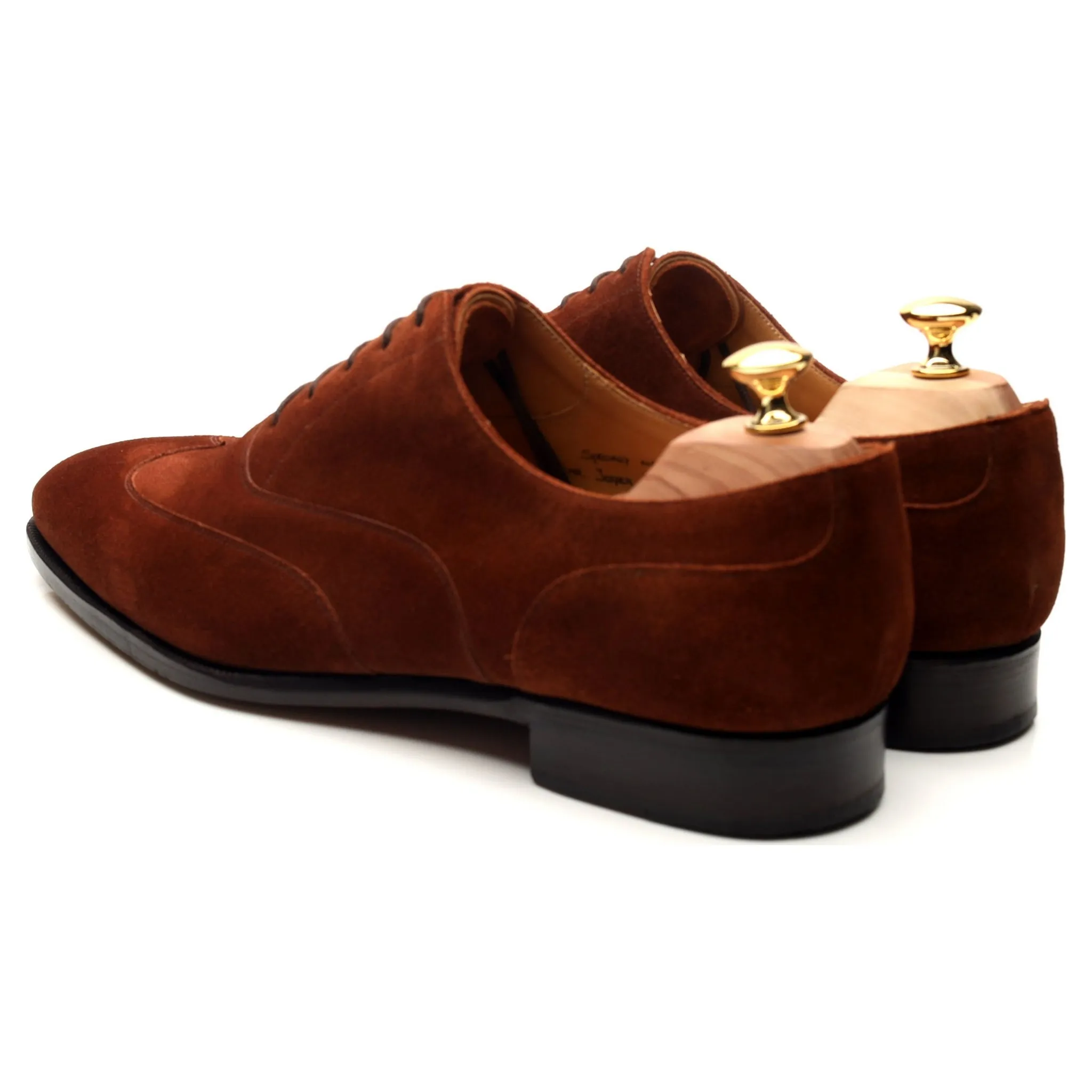 '106 Artista' Polo Brown Suede Oxford Austerity Brogue UK 11 G