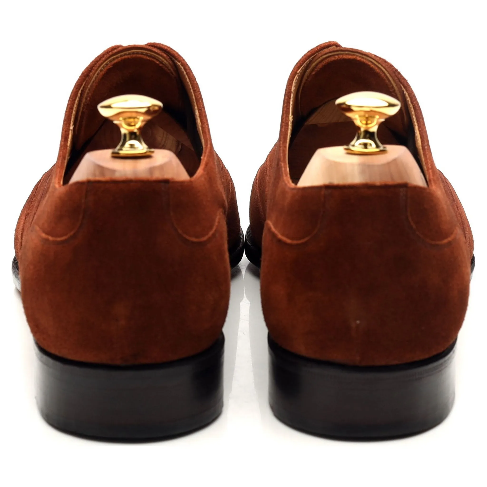 '106 Artista' Polo Brown Suede Oxford Austerity Brogue UK 11 G