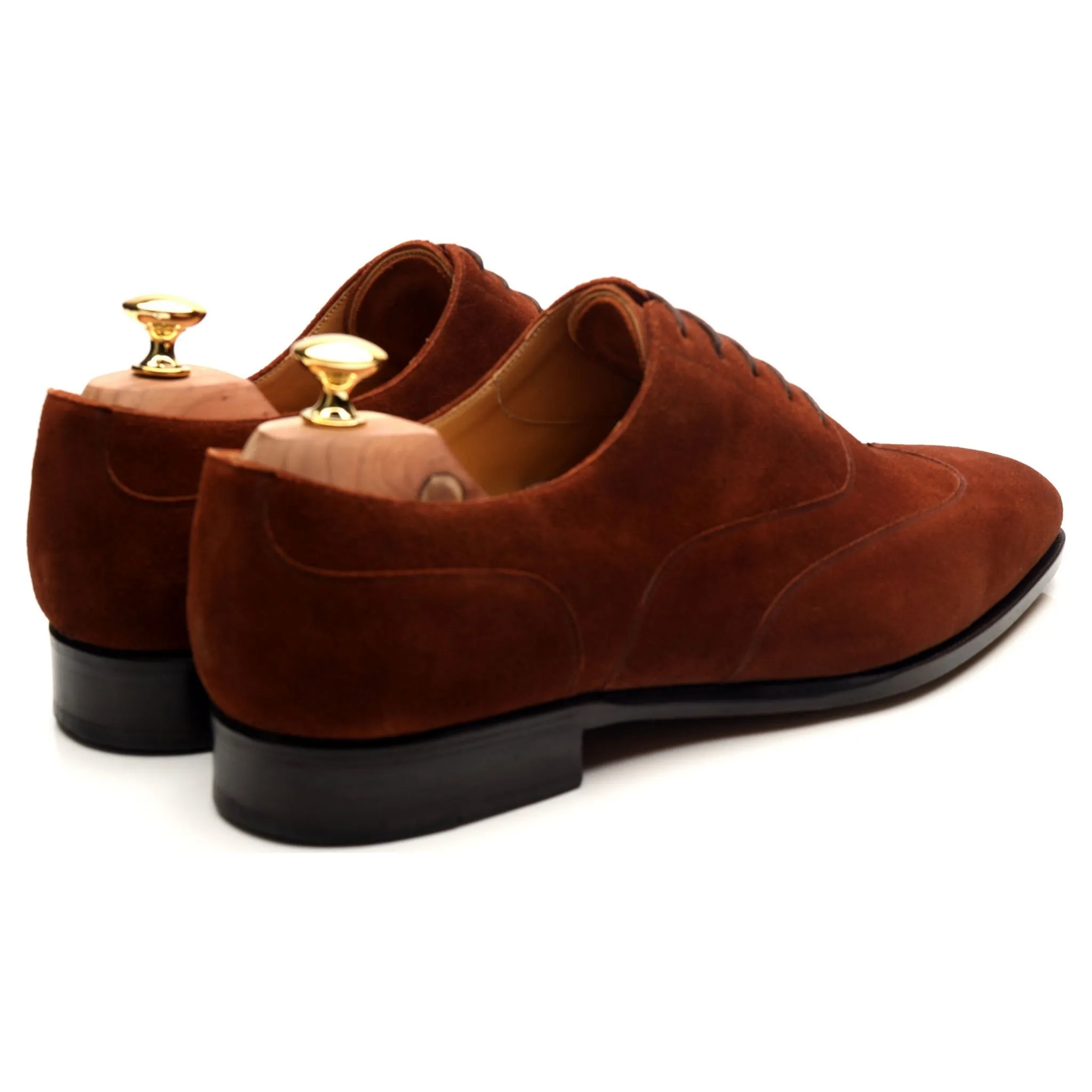 '106 Artista' Polo Brown Suede Oxford Austerity Brogue UK 11 G