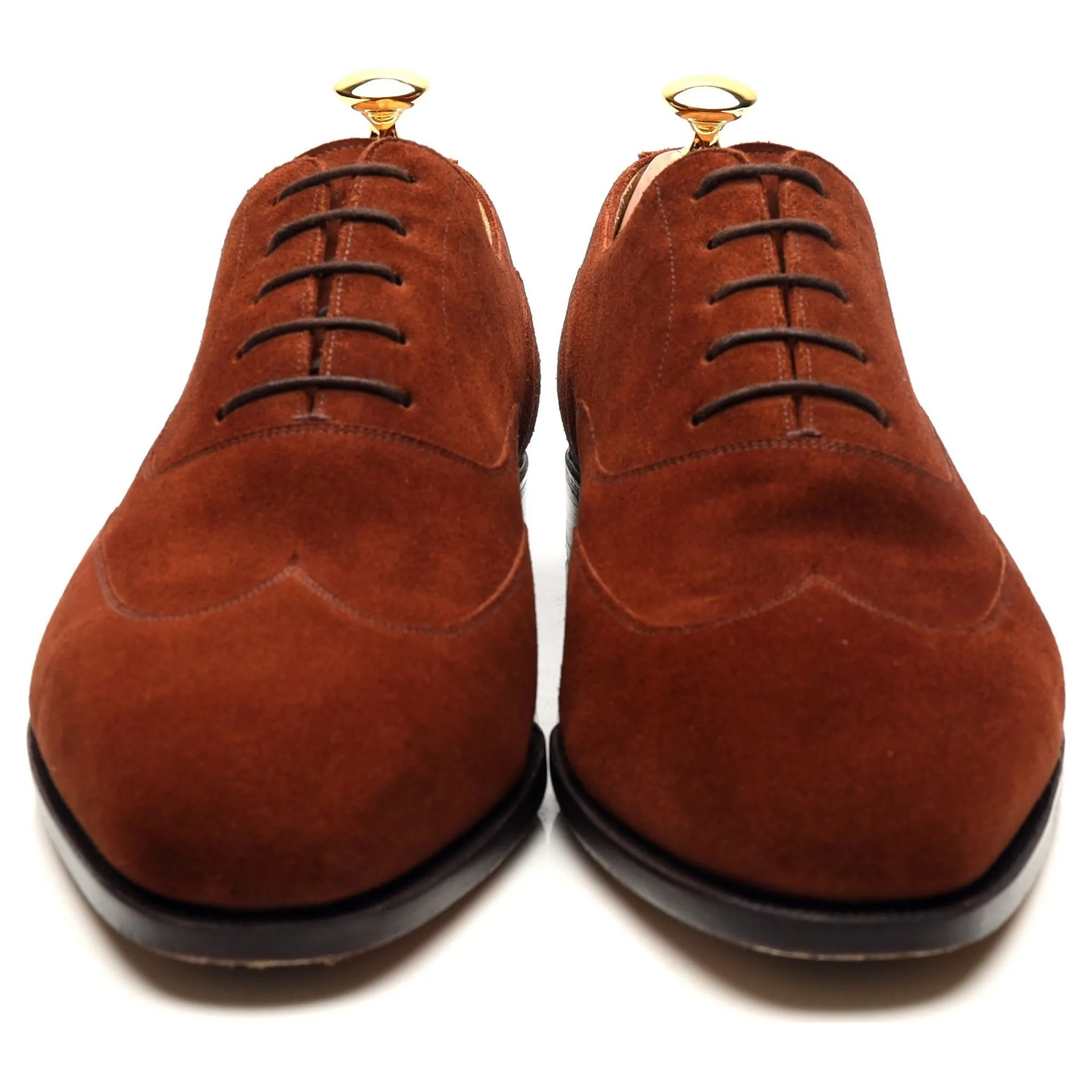 '106 Artista' Polo Brown Suede Oxford Austerity Brogue UK 11 G