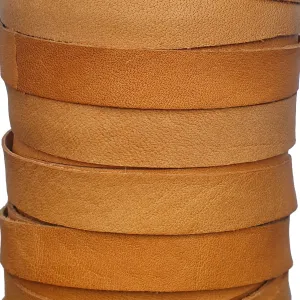 12.5 MM 1/2" RAW EDGE TAN (10 YARDS)