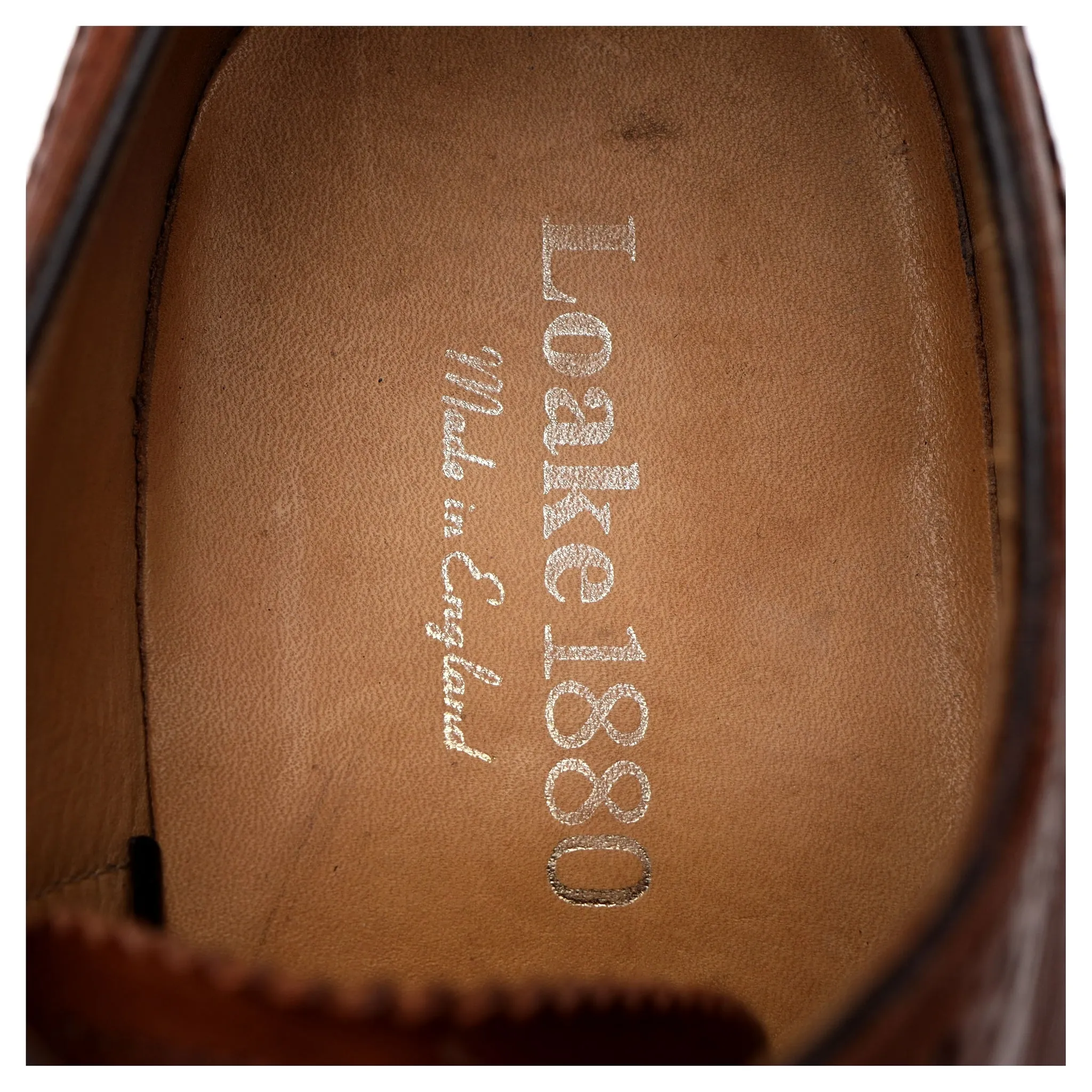 1880 'Buckingham' Tan Brown Leather Oxford Brogue UK 7 F