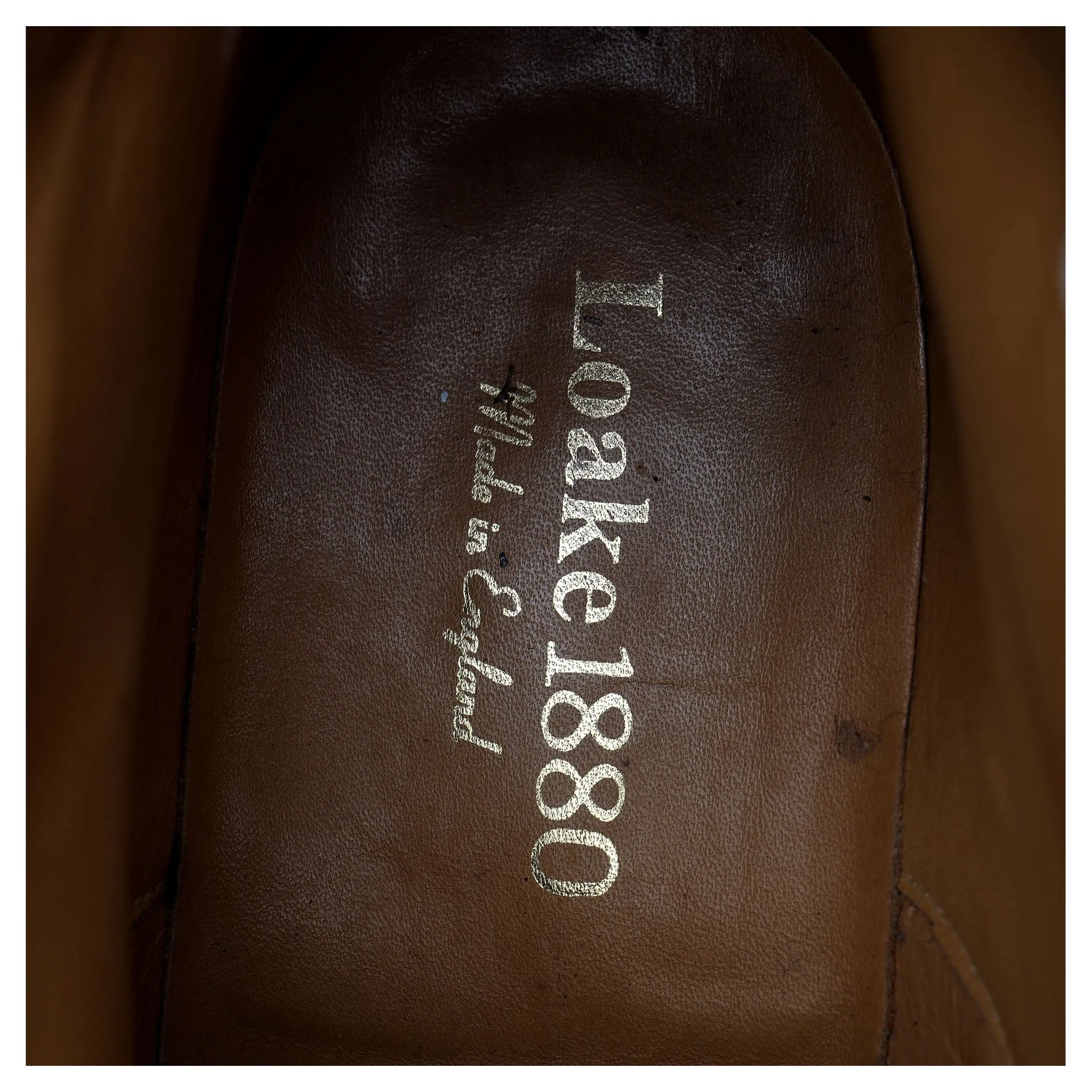 1880 'Burford 2' Tan Brown Leather Brogue Boots UK 7 F