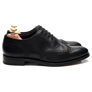 1880 Classic 'Hodges' Black Leather Oxford Brogue UK 7 F