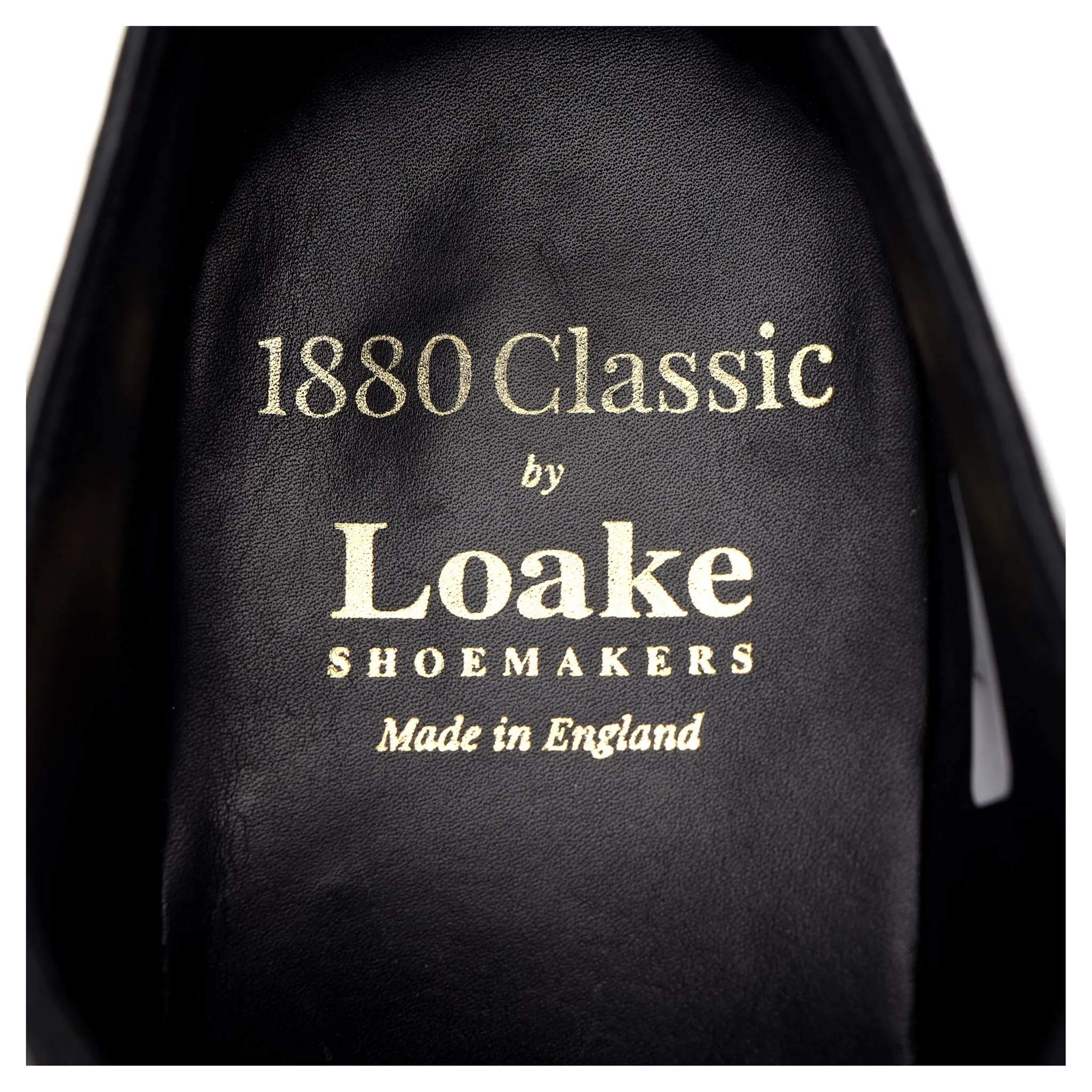 1880 Classic 'Hodges' Black Leather Oxford Brogue UK 7 F