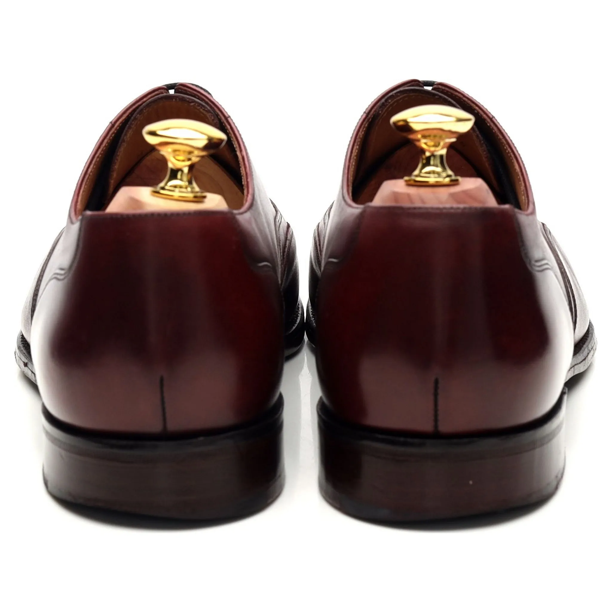 1880 Export Grade 'Warwick' Burgundy Leather Oxford UK 7 F