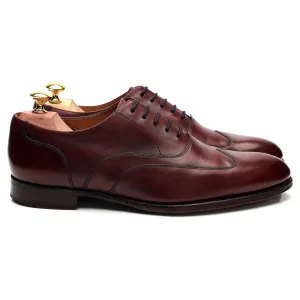 1880 Export Grade 'Warwick' Burgundy Leather Oxford UK 7 F