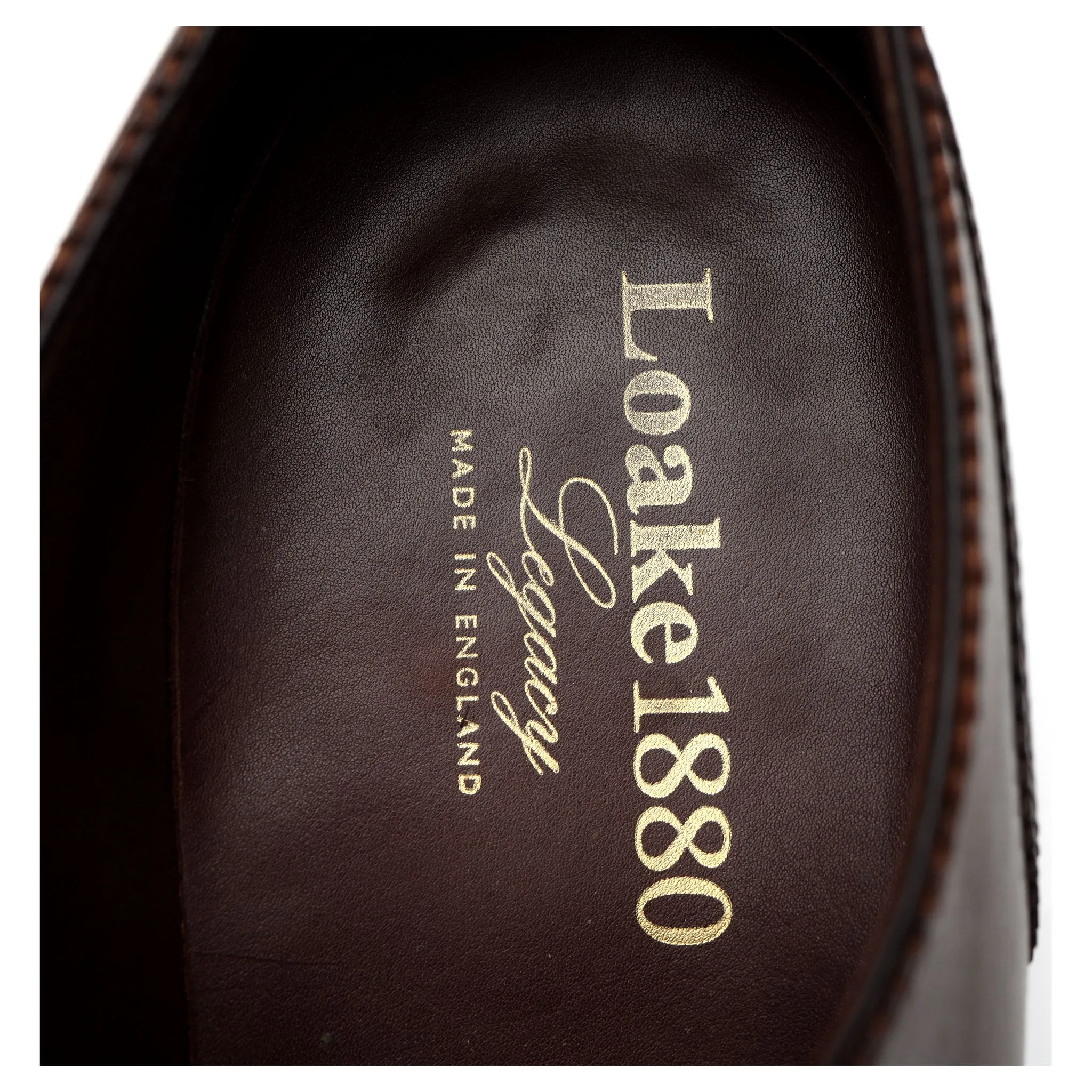 1880 Legacy 'Evans' Brown Leather Oxford UK 8 F