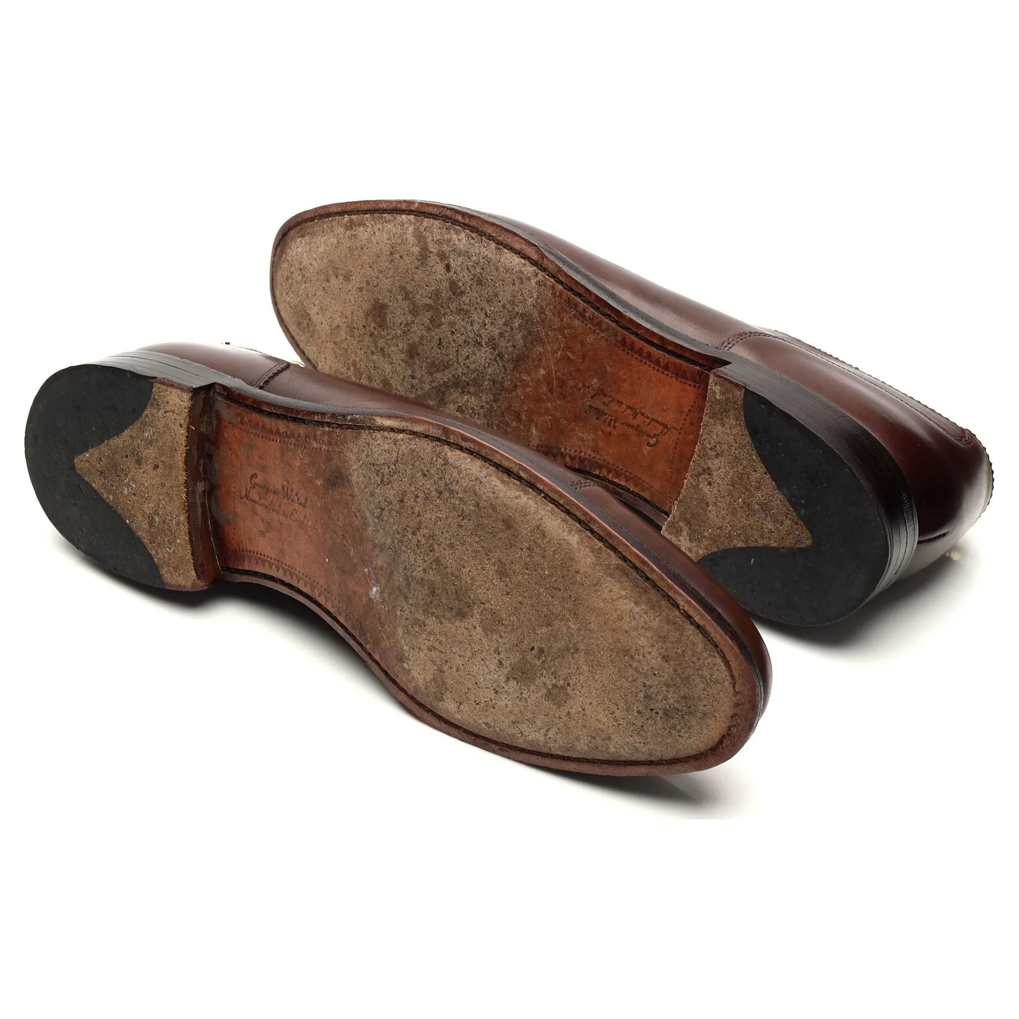 1880 Legacy 'Evans' Brown Leather Oxford UK 8 F