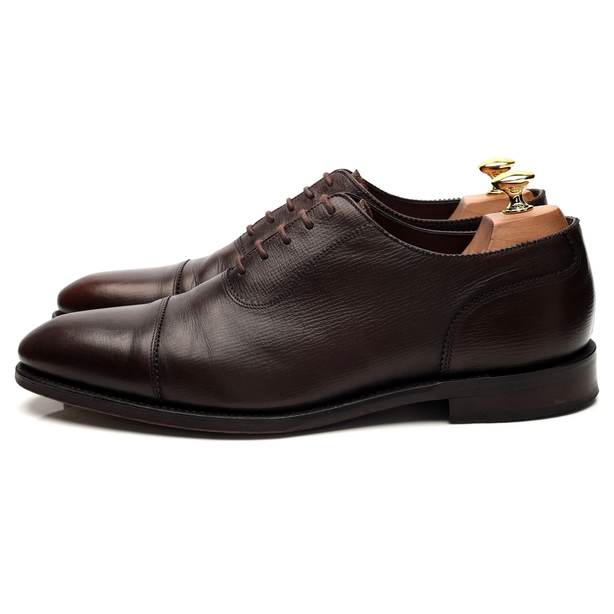 1880 Legacy 'Evans' Dark Brown Leather Oxford UK 9.5 F
