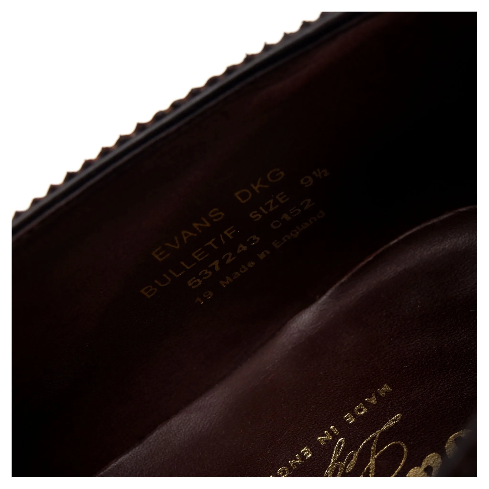 1880 Legacy 'Evans' Dark Brown Leather Oxford UK 9.5 F