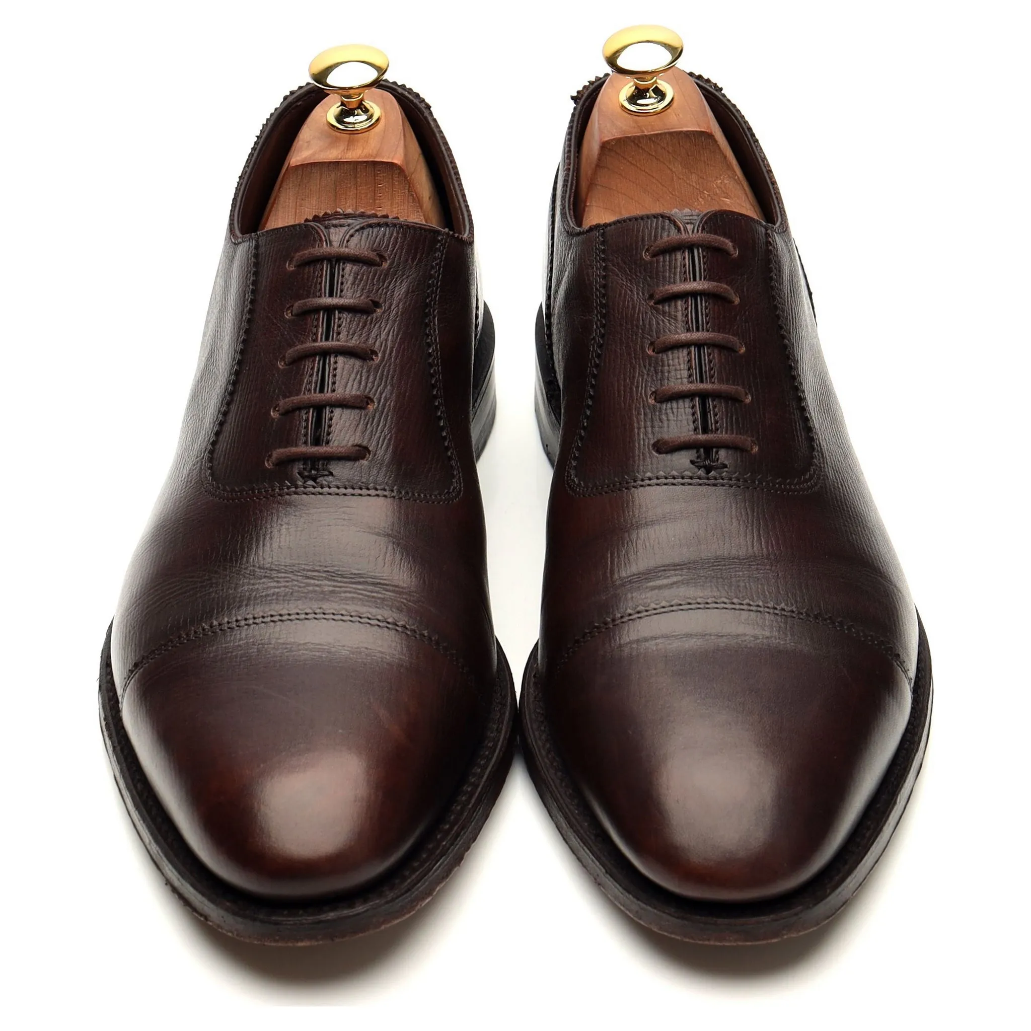 1880 Legacy 'Evans' Dark Brown Leather Oxford UK 9.5 F