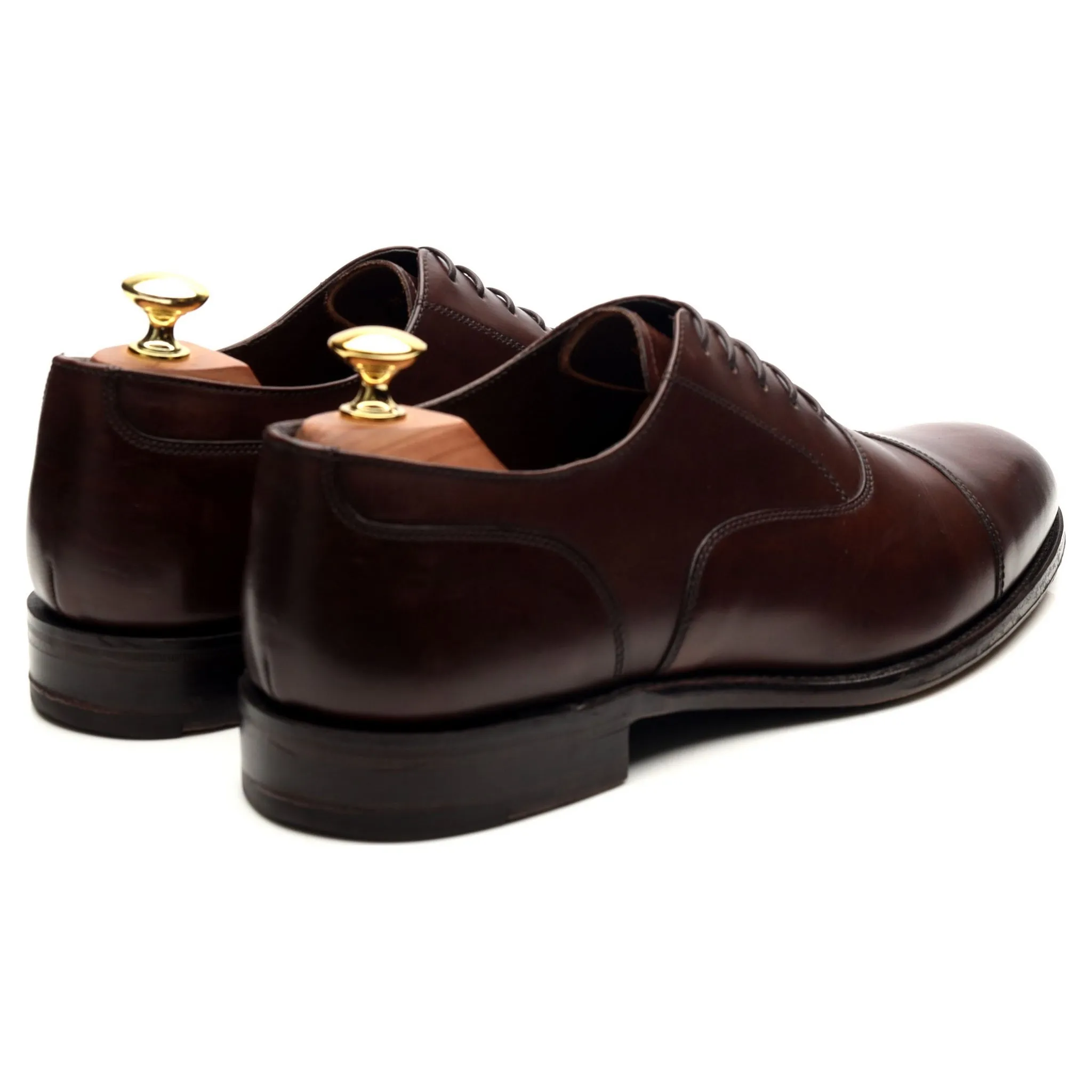 1880 'Stonegate' Dark Brown Leather Oxford UK 8.5 F