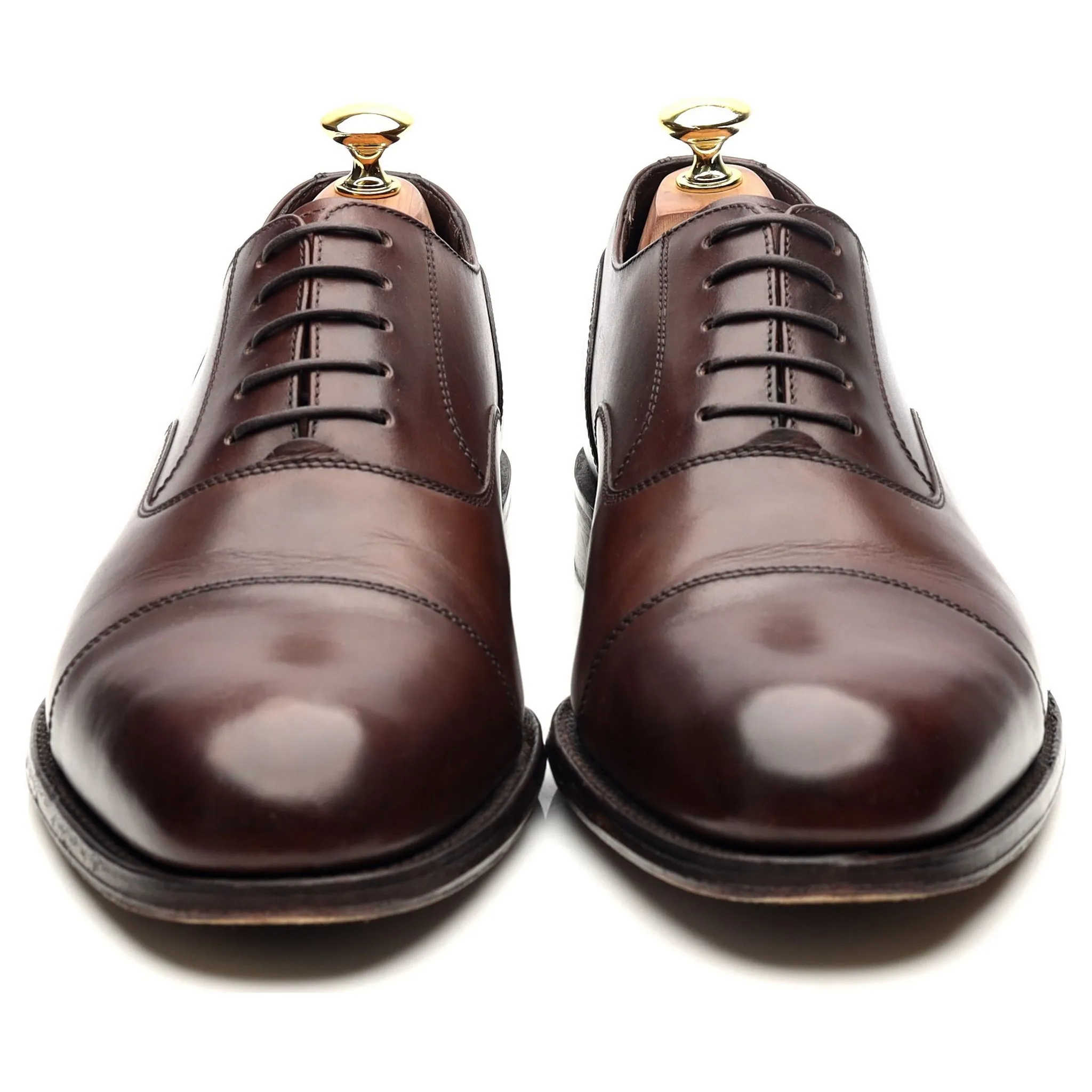 1880 'Stonegate' Dark Brown Leather Oxford UK 8.5 F