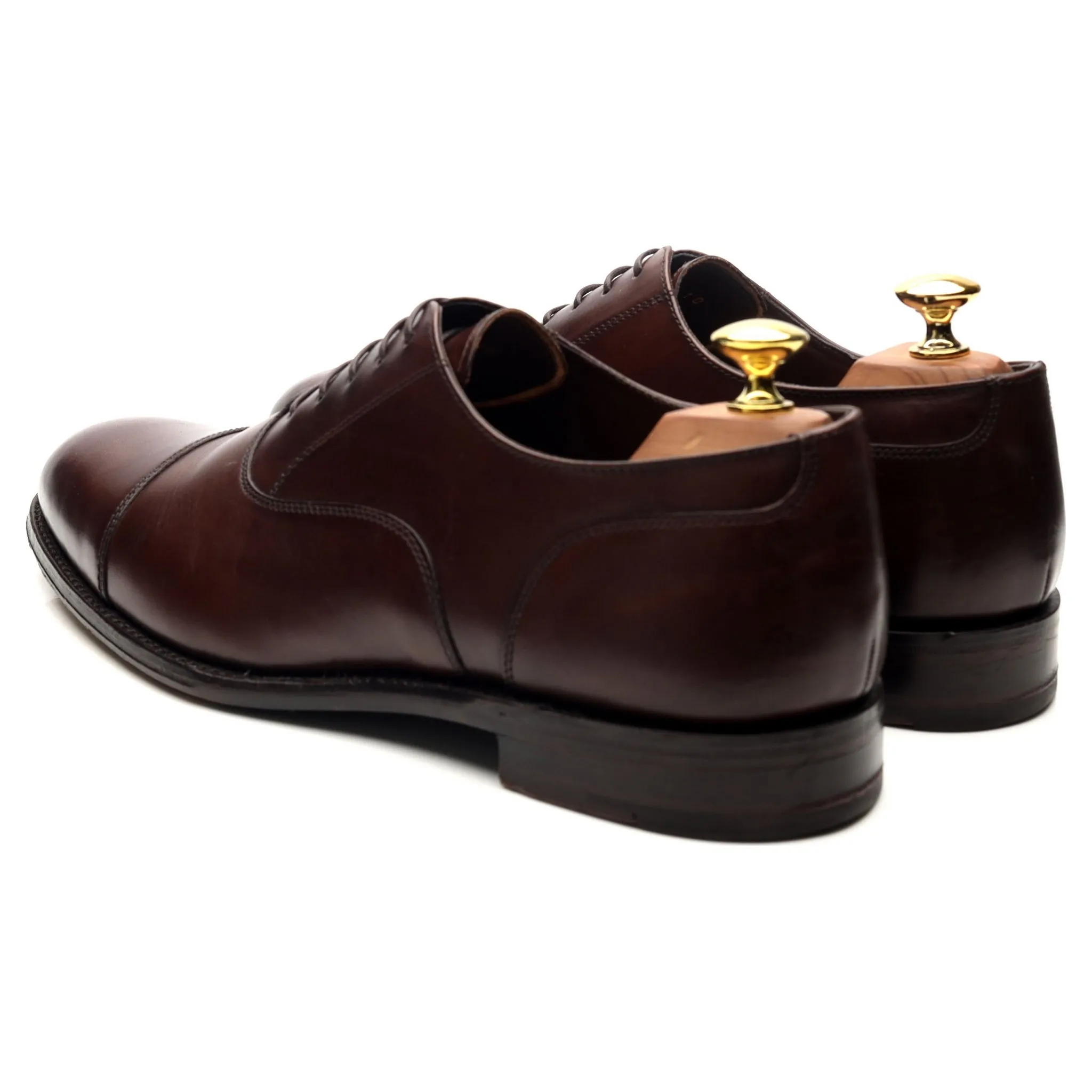 1880 'Stonegate' Dark Brown Leather Oxford UK 8.5 F