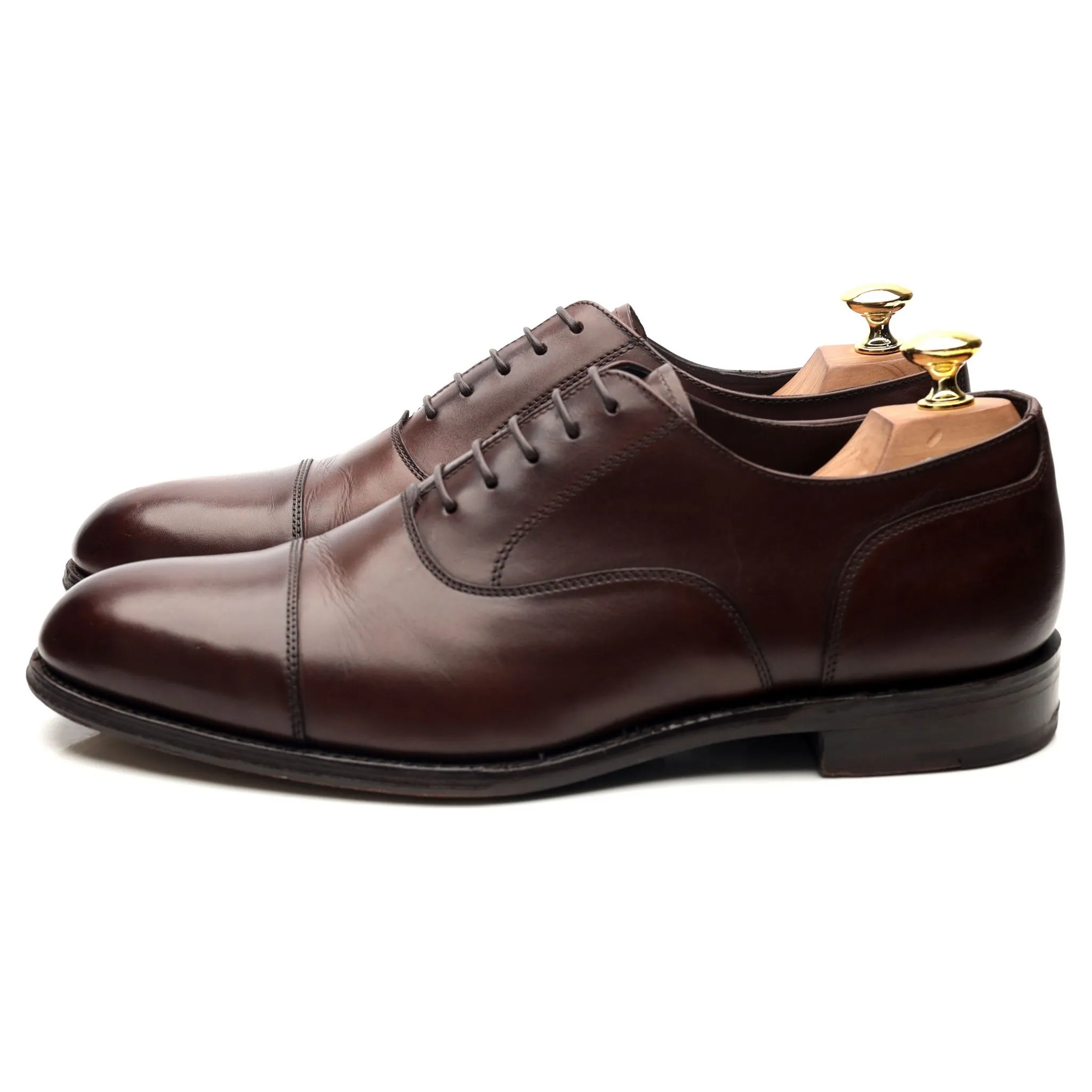 1880 'Stonegate' Dark Brown Leather Oxford UK 8.5 F
