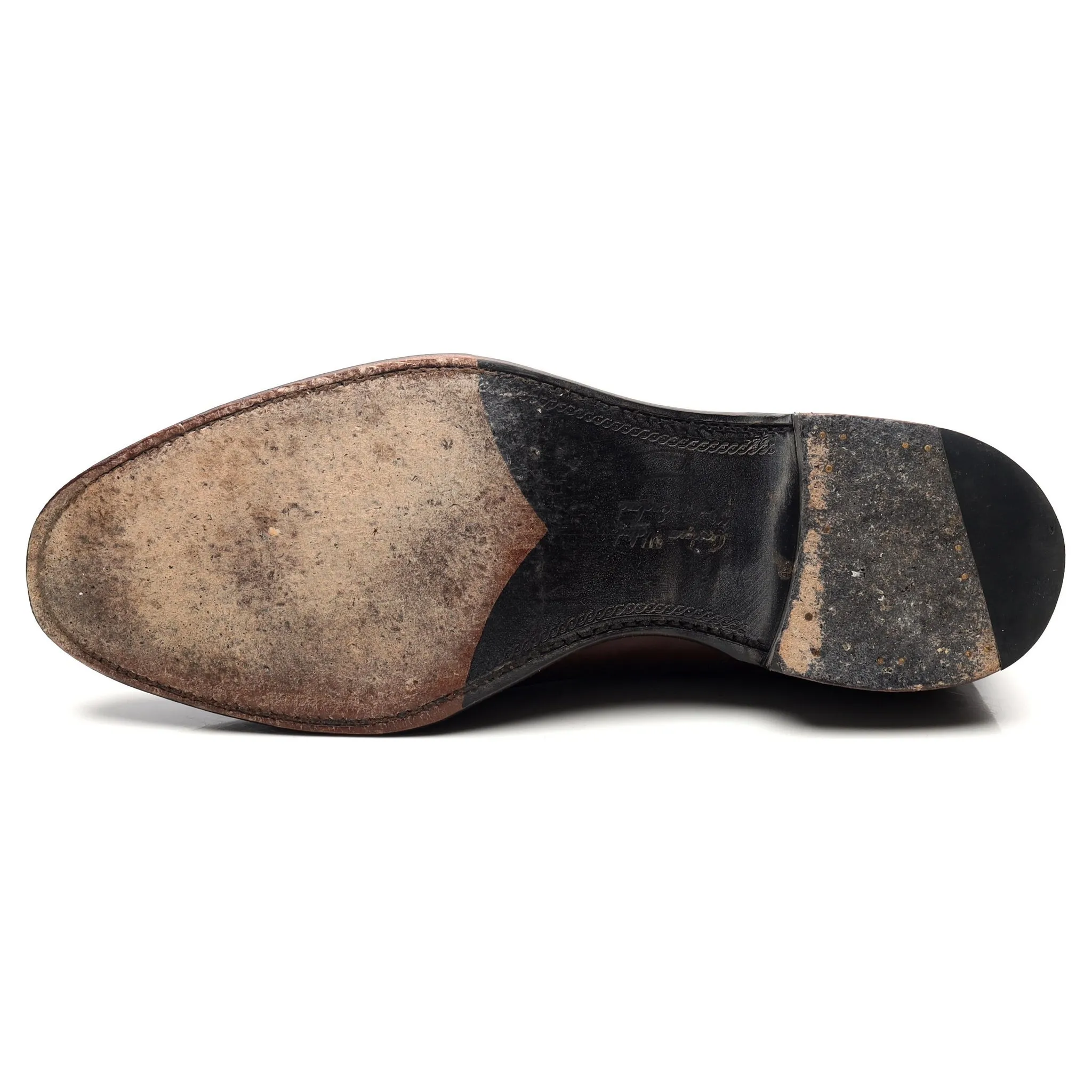 1880 'Stonegate' Dark Brown Leather Oxford UK 8.5 F