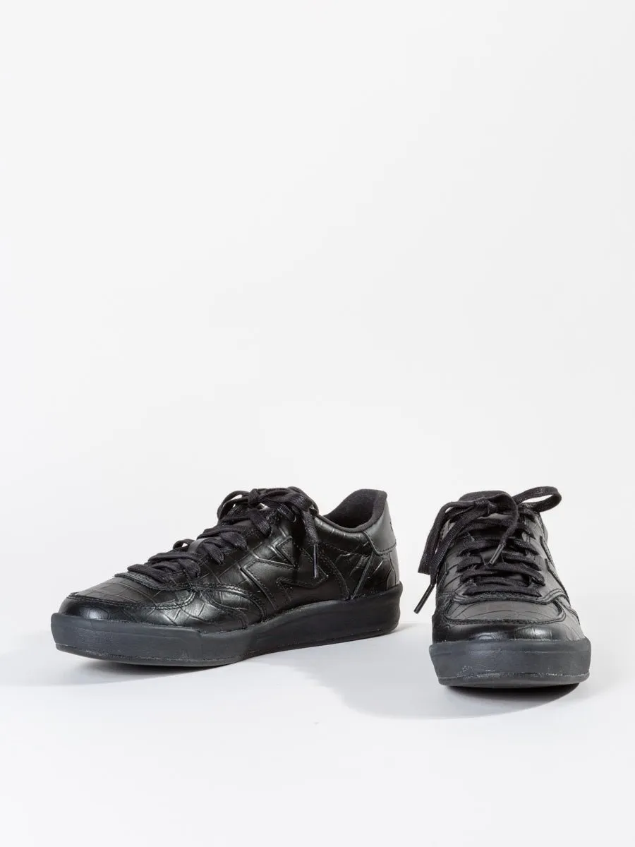300 sneaker - black leather