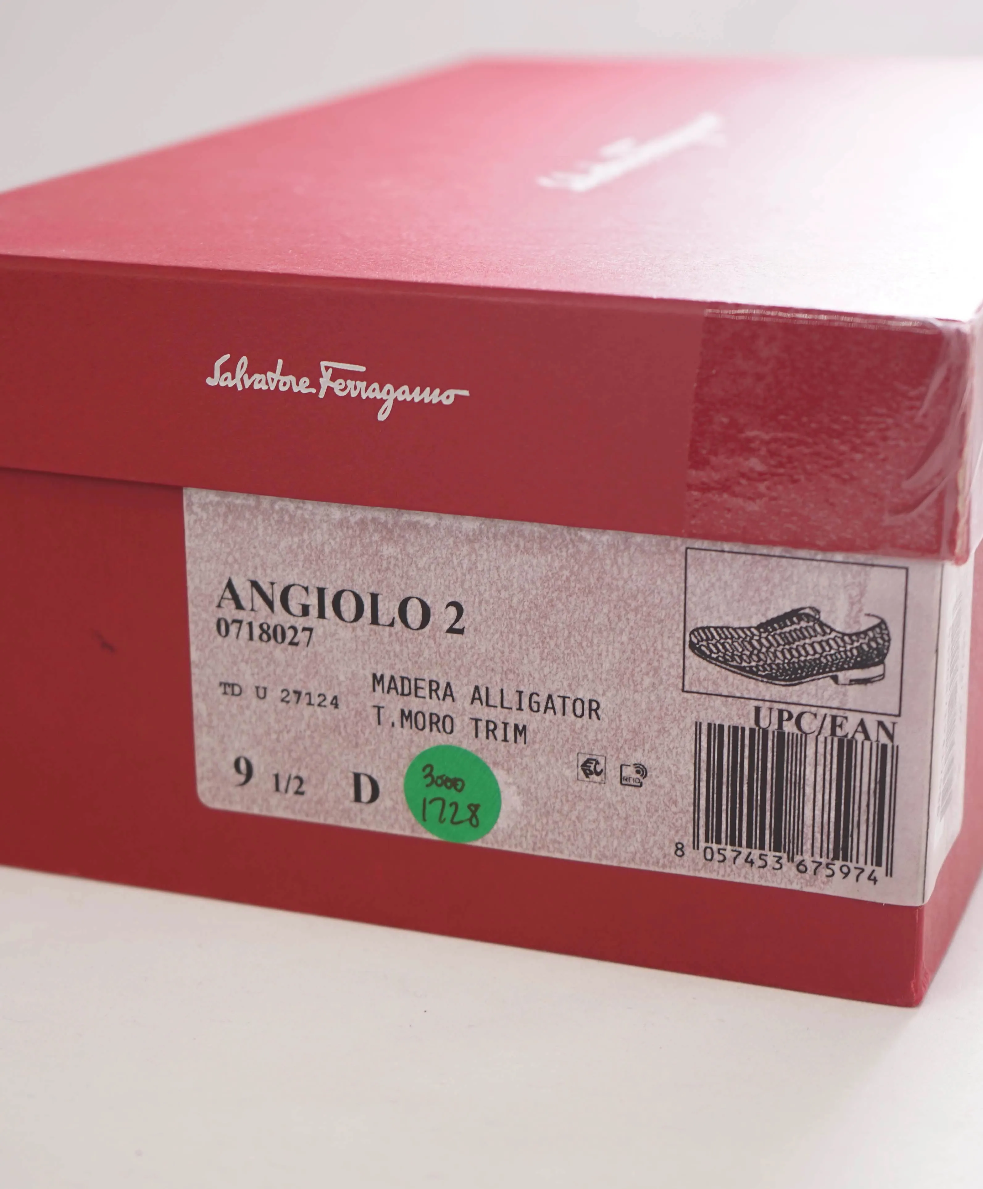 $4,200 SALVATORE FERRAGAMO - *CROCODILE SKIN* Angiolo 2 Tramezza Oxford - 9.5 D