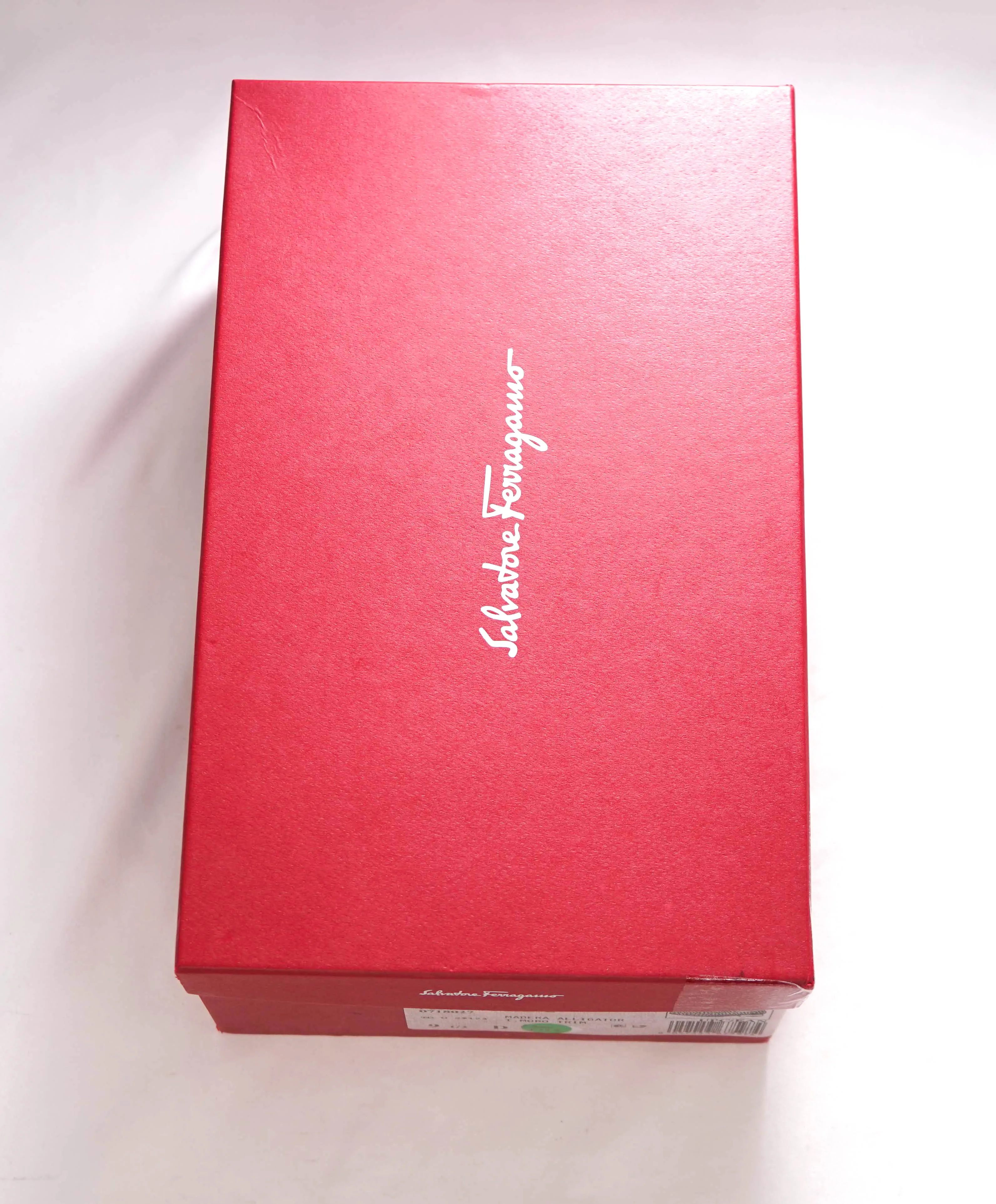 $4,200 SALVATORE FERRAGAMO - *CROCODILE SKIN* Angiolo 2 Tramezza Oxford - 9.5 D