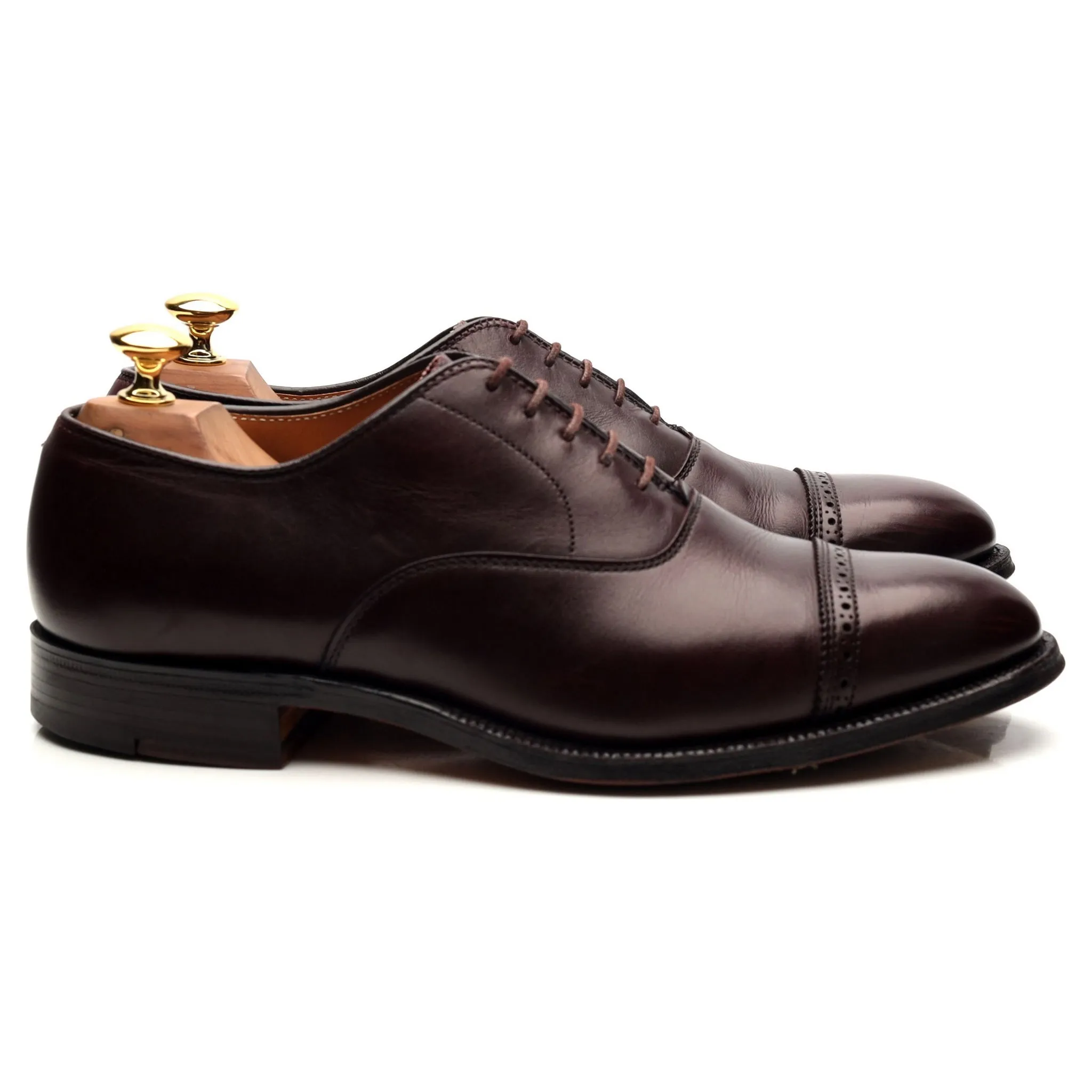 '905' Burgundy Leather Oxford UK 7.5 US 8 D