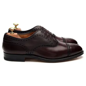 '908' Burgundy Leather Oxford Brogue UK 8.5 US 9.5 D
