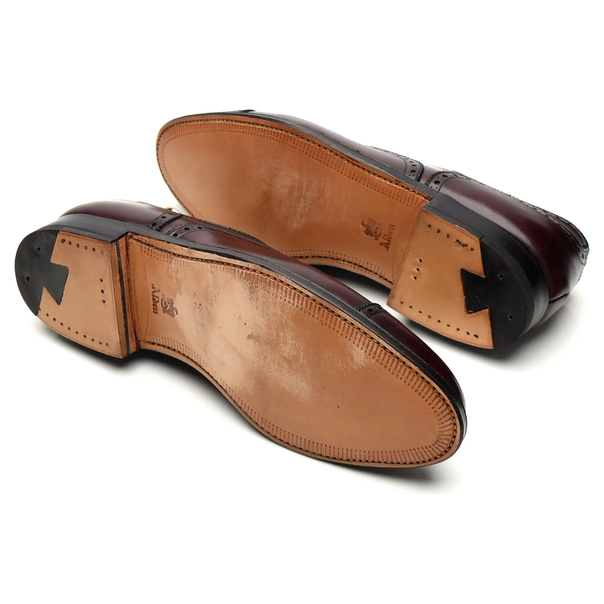 '908' Burgundy Leather Oxford Brogue UK 8.5 US 9.5 D