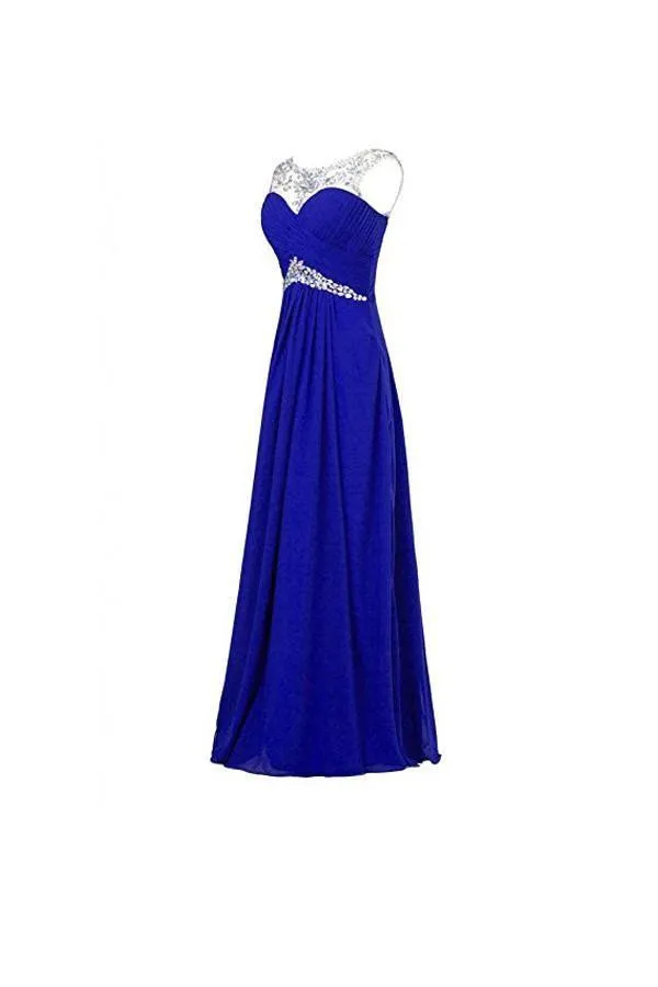 A-line Tulle  Bridesmaid Evening Party Prom Ball Gown PG256