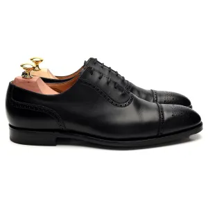 'Adam' Black Leather Oxford Brogues UK 7.5 E
