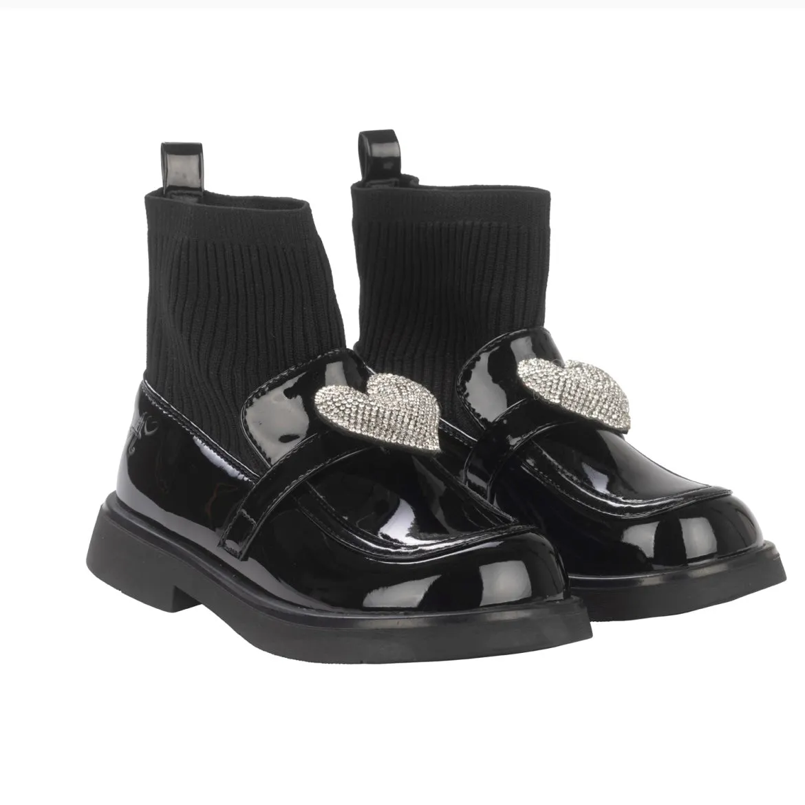 ADee MARY JANE Black Sock Wellie W246103