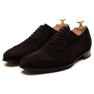 'Adelaide' Dark Brown Suede Oxford UK 7 F