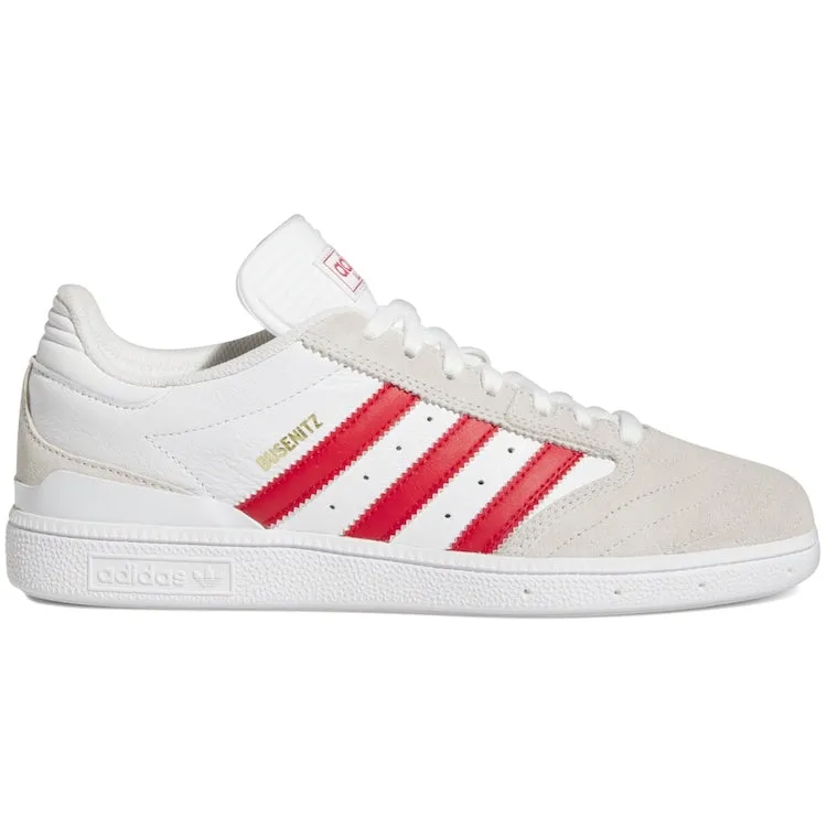 Adidas Skateboarding Busenitz Footwear White/Better Scarlet/Gold Metallic Shoes