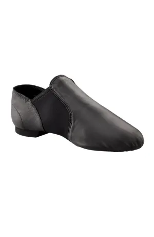 Adult Black E-Series Slip On Jazz Shoe - (Size 10.5 )
