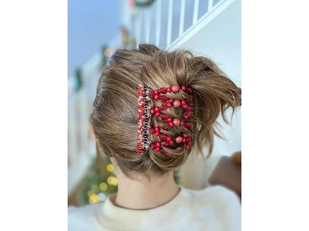 African Butterfly Wire Hair Clip - 9 Tong 678