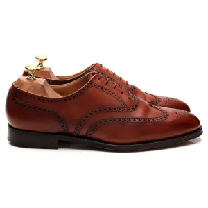'Albemarle' Tan Brown Leather Oxford Brogue UK 10 E