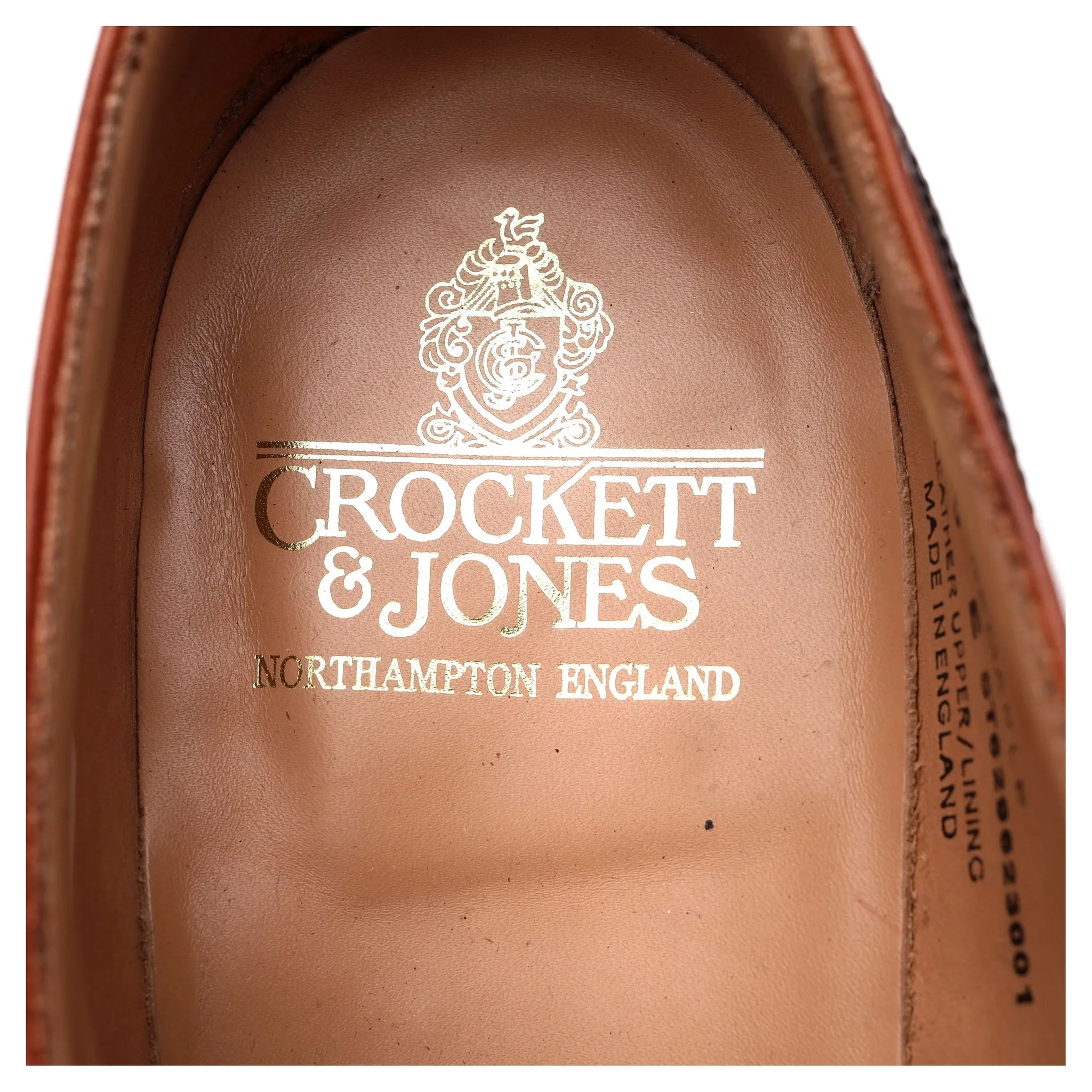 'Albemarle' Tan Brown Leather Oxford Brogue UK 10 E