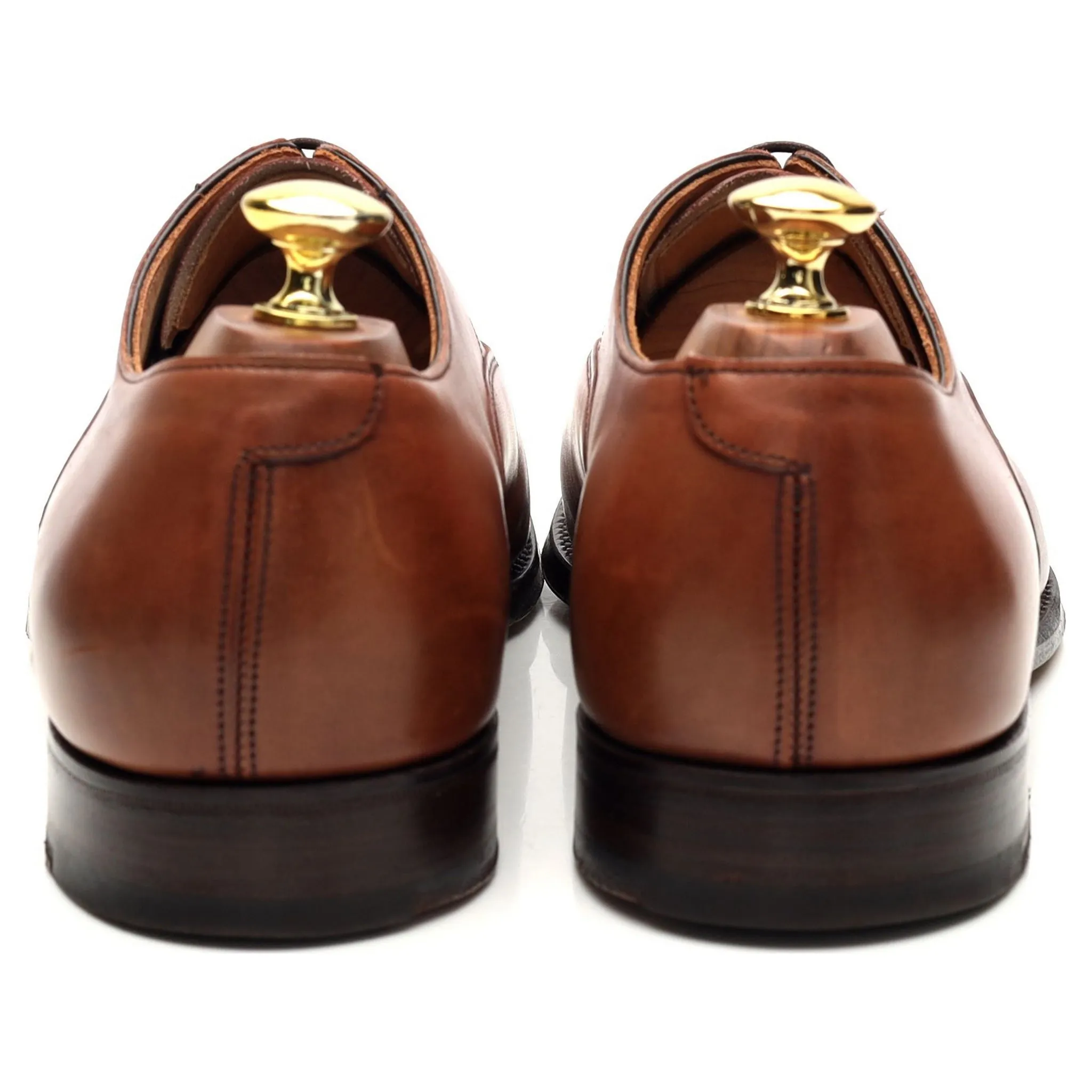 'Alfred' Tan Brown Leather Oxford UK 8 F