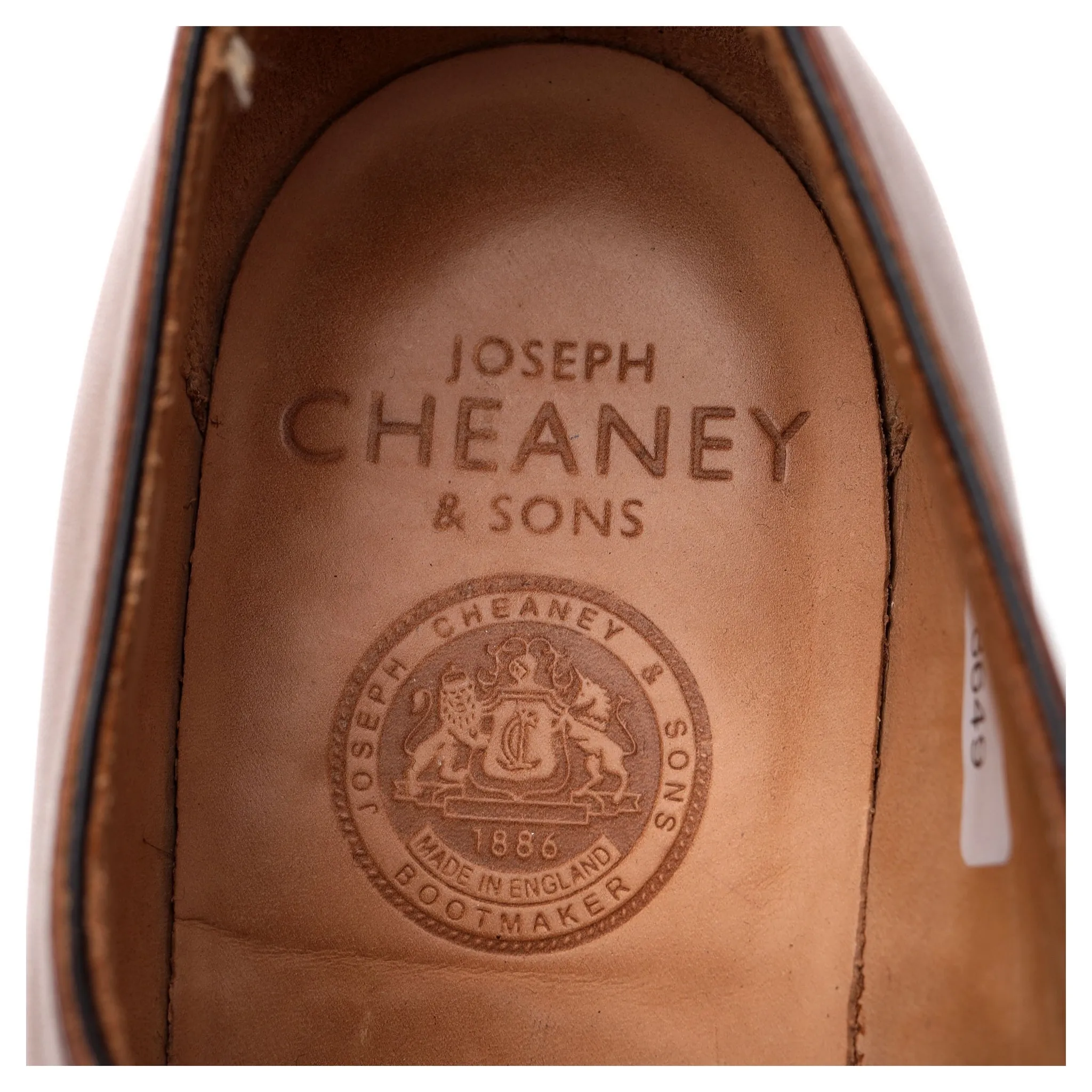 'Alfred' Tan Brown Leather Oxford UK 8 F