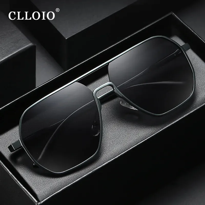 Aluminum Photochromic Sunglasses Men Women