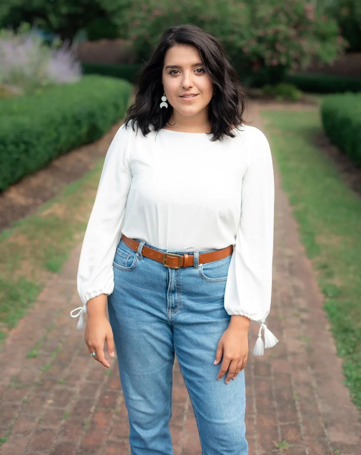 Always True White Bell Sleeve Top