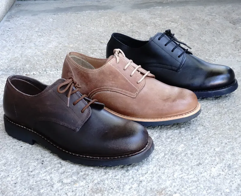 Annapurna Leather Derby Lace-up Shoes - Natural
