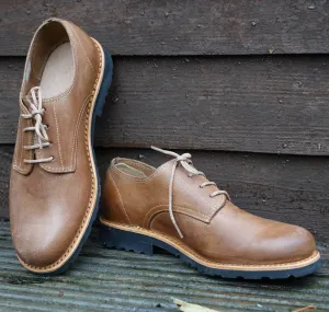 Annapurna Leather Derby Lace-up Shoes - Natural