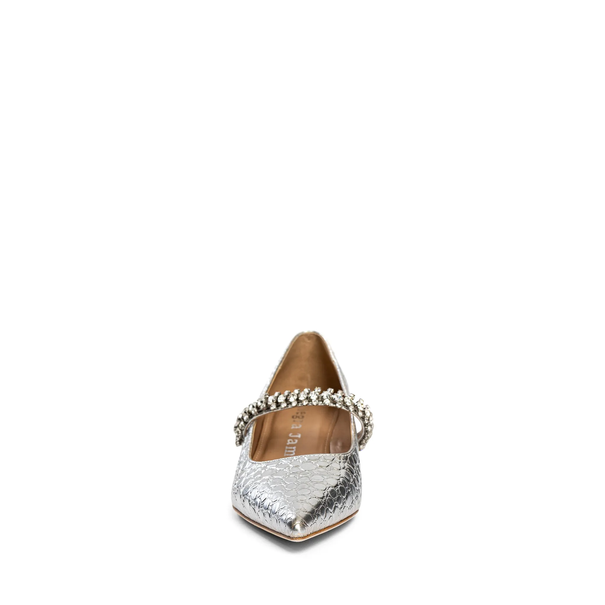 Antonella Embossed Leather Pump