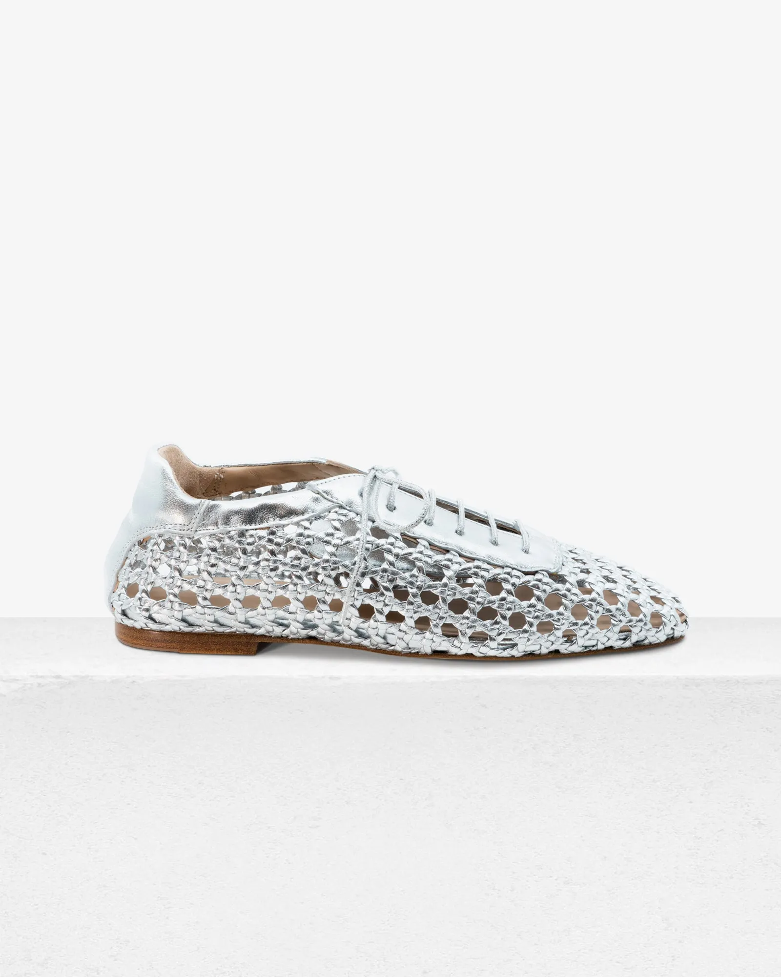 Antonia Silver Leather