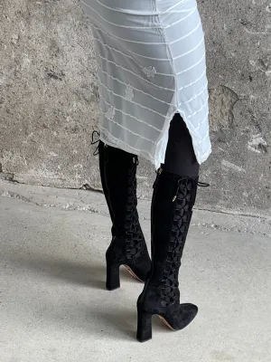 Aquazzura lace up boots