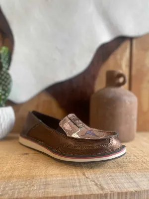 Ariat Ladies Metallic Steer Head Cruiser Slip-on Shoes