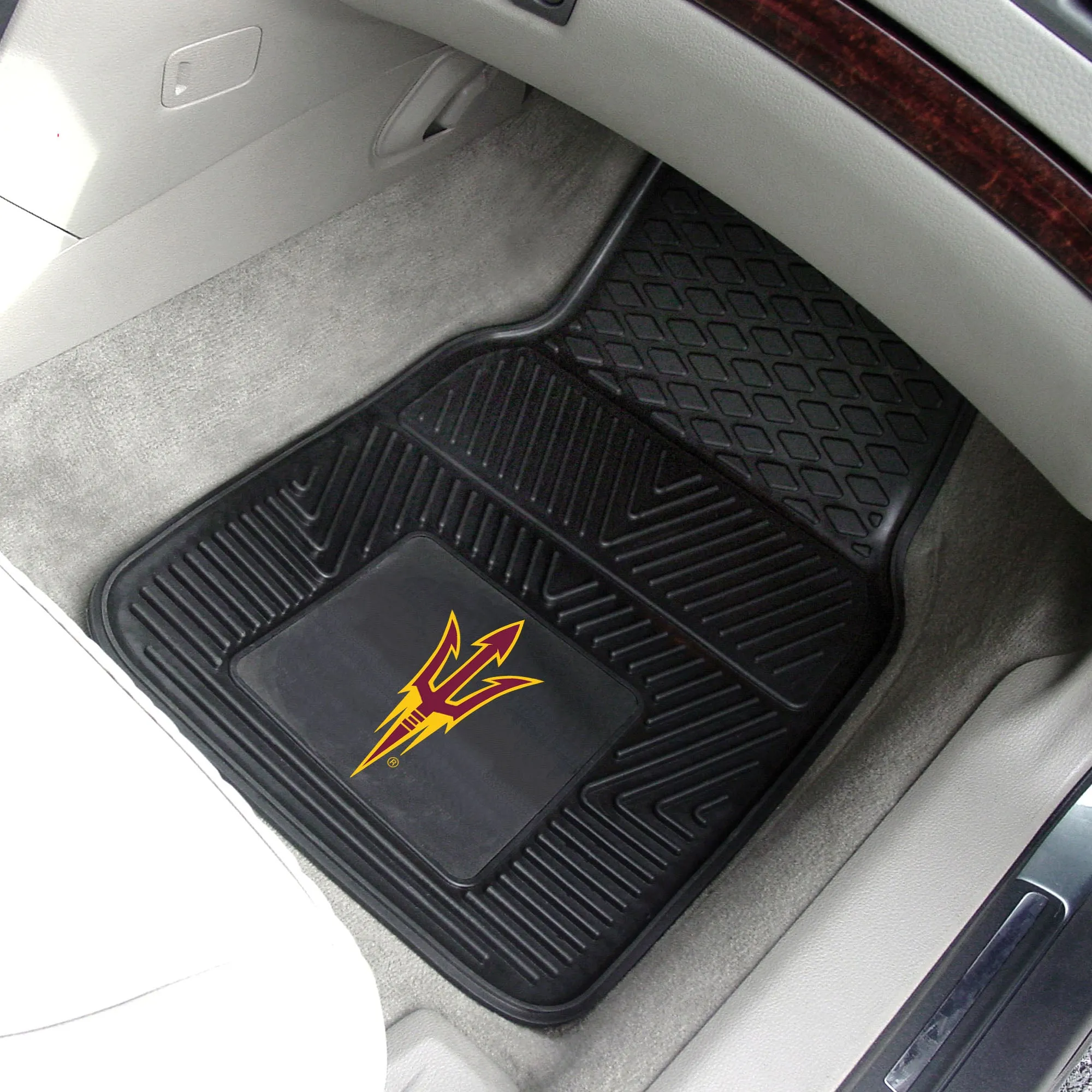 Arizona State University 2-pc Vinyl Car Mat Set