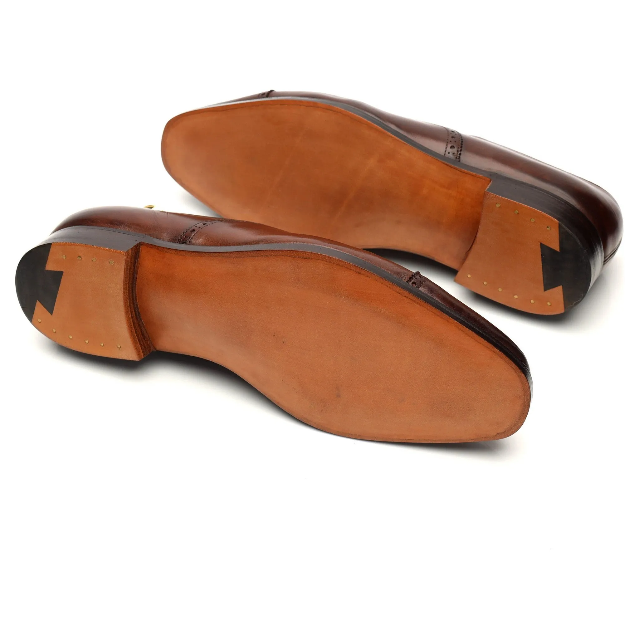 'Asquith' Brown Leather Oxford Brogue UK 7 E